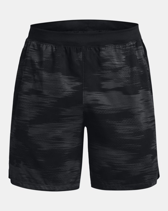Men's UA Launch 7'' Printed Shorts in Gray image number 6